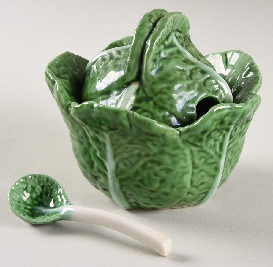 POR8 Sugar Bowl & Lid W/Spoon by Portugal-1