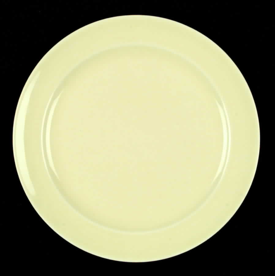 Caliente Lemon Yellow (Elite Shape) Dinner Plate by Paden City-1