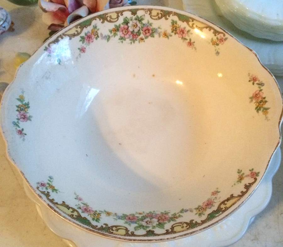 PCP92 9" Round Vegetable Bowl by Paden City-1