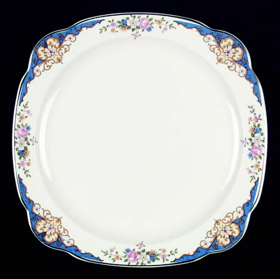Suzanne Dinner Plate by Paden City-1