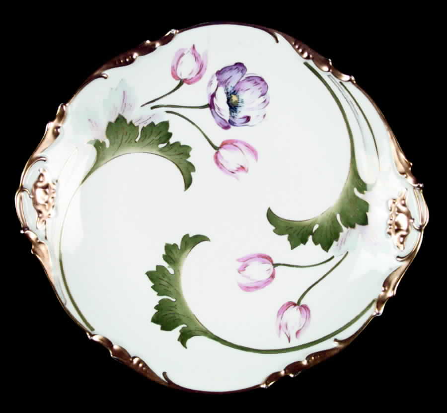 POY117 Handled Cake Plate by Jean Pouyat-1