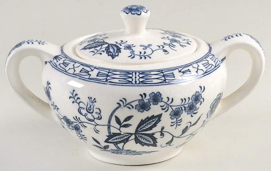 Blue Angel Sugar Bowl & Lid by Present-1