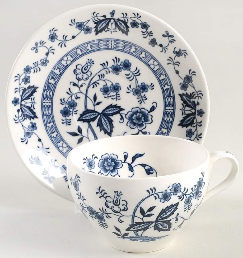 Blue Angel Flat Cup & Saucer Set by Present-1