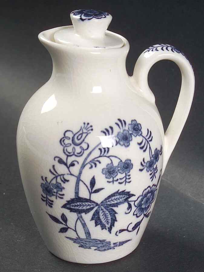 Blue Angel Oil Cruet and Stopper by Present-1