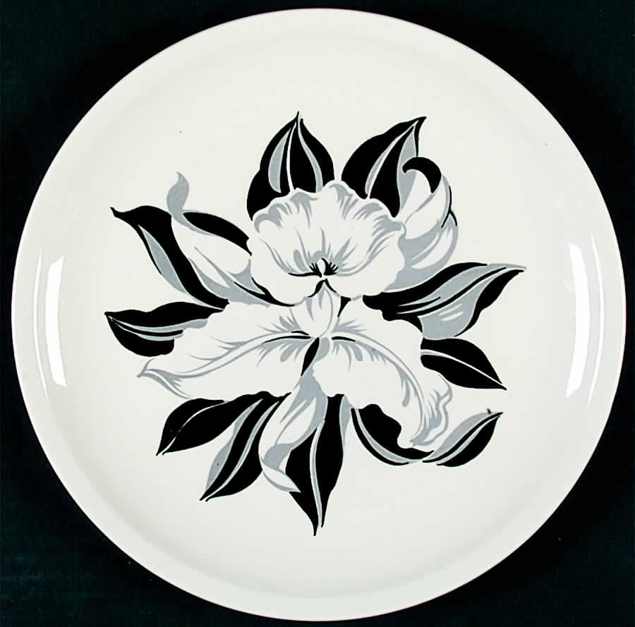 Orchid Luncheon Plate by Paden City-1