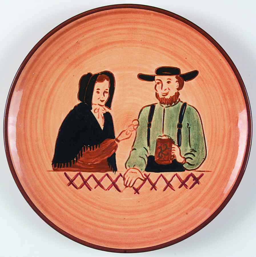 Amish Salad Plate by Pennsbury-1