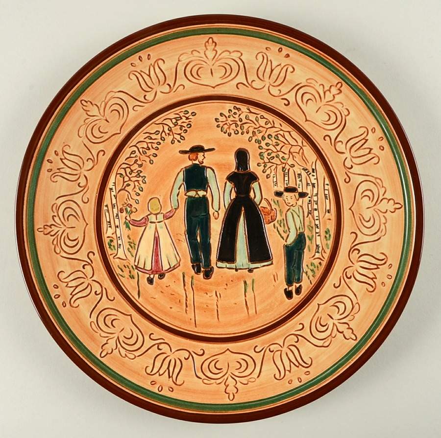 Amish Dinner Plate by Pennsbury-1