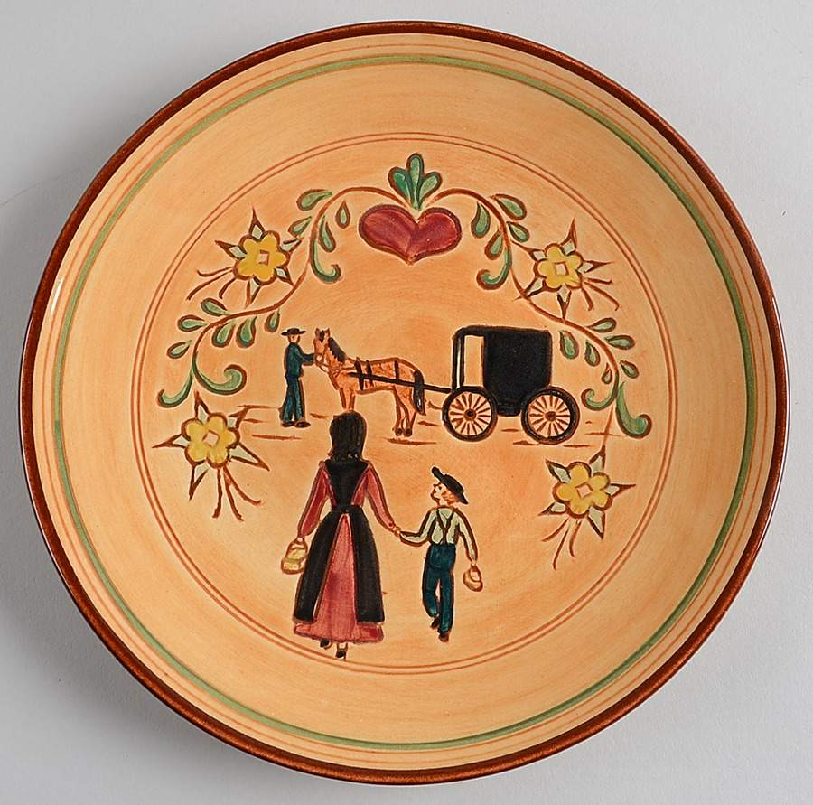Amish Salad Plate by Pennsbury-1