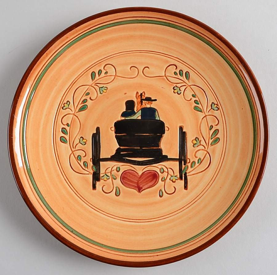 Amish Salad Plate by Pennsbury-1