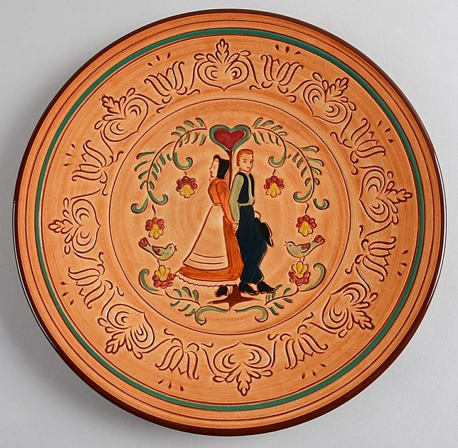 Amish Dinner Plate by Pennsbury-1