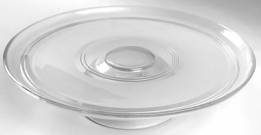 Rio Round Glassware Cake Plate by Pfaltzgraff-1