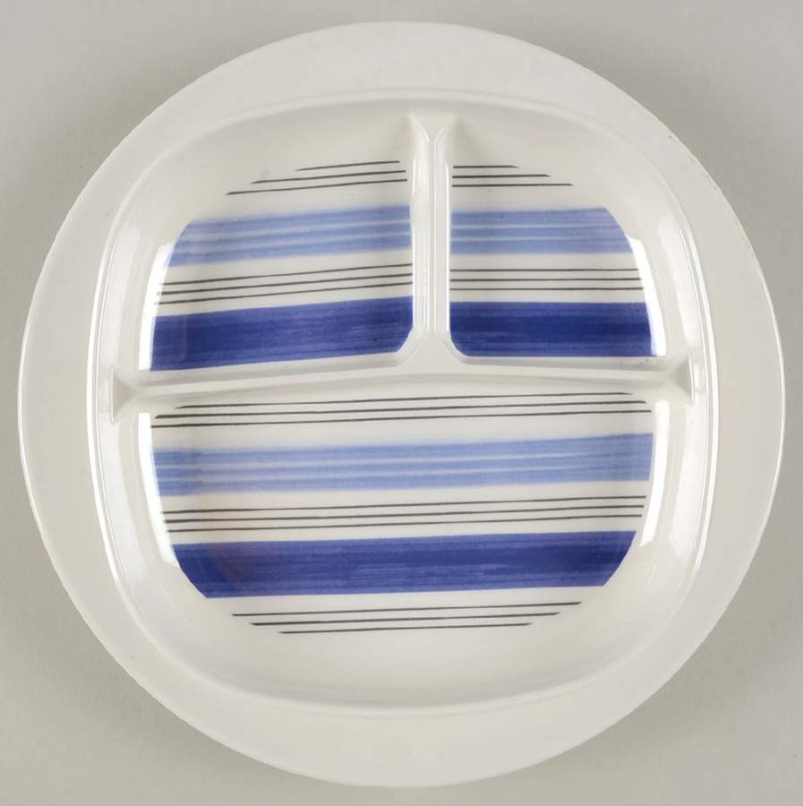 Rio Melamine Adult Divided Plate by Pfaltzgraff-1