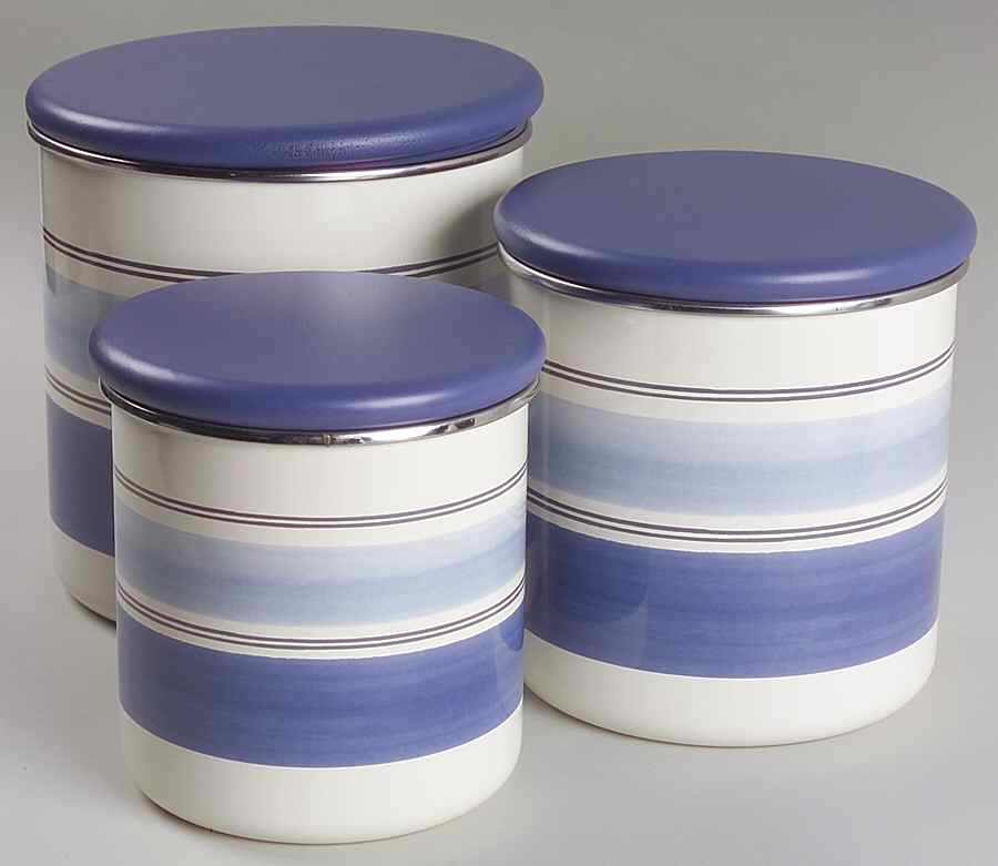 Rio (6 Piece) Metal Canister Set by Pfaltzgraff-1