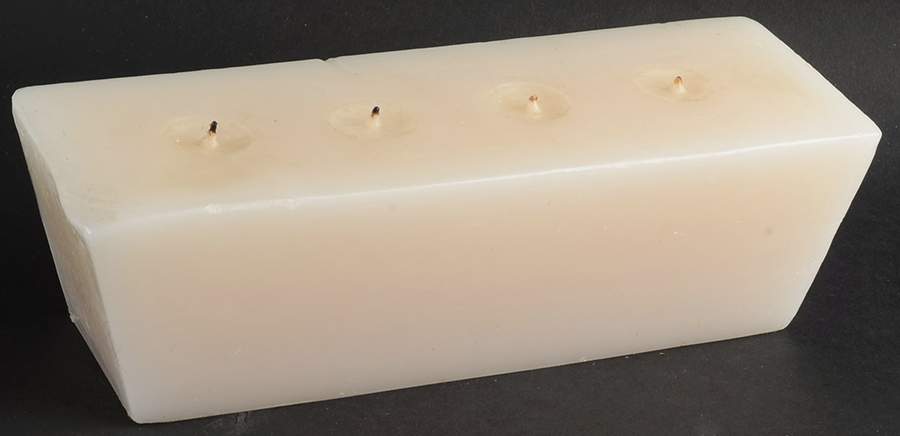 Rio 4 Wick Candle Brick by Pfaltzgraff-1