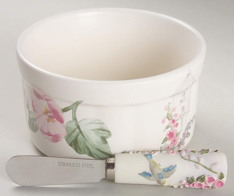 Cape May Dip Bowl & Spreader Set by Pfaltzgraff-1