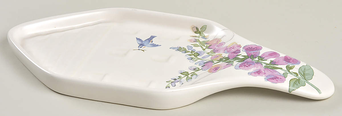 Cape May Sculptured Spoon Rest (Holds 1 Spoon) by Pfaltzgraff-1