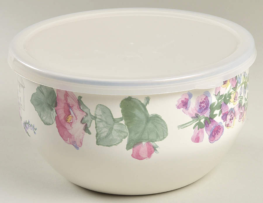 Cape May 7" Metal Bowl & Plastic Lid by Pfaltzgraff-1