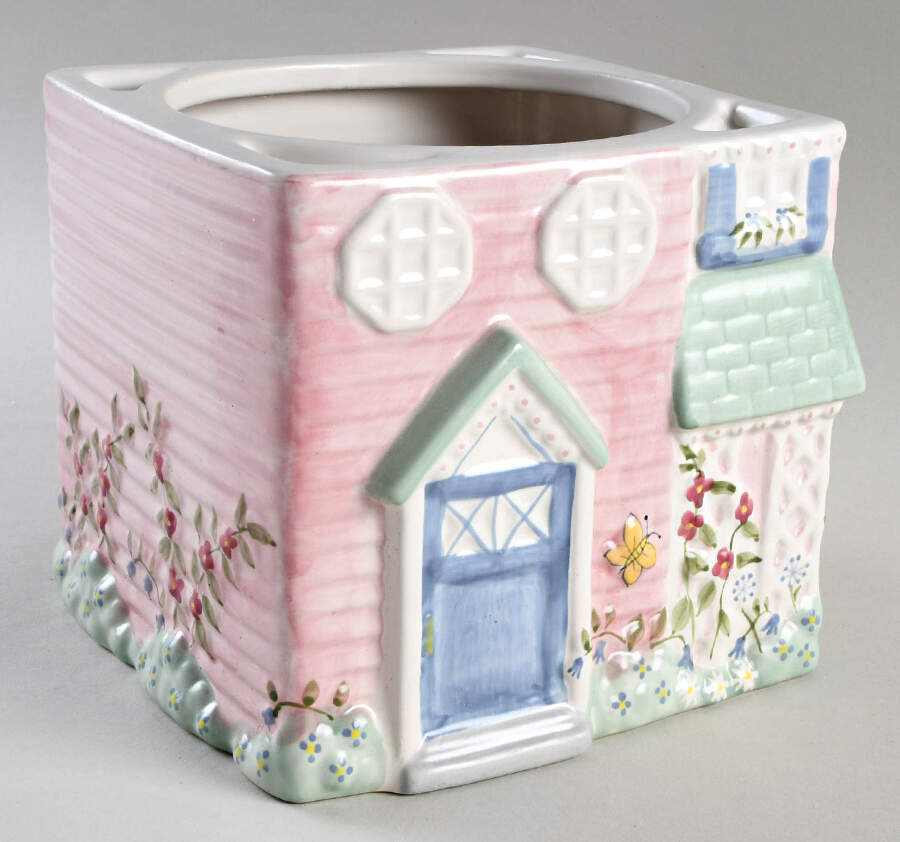 Cape May House Cookie Jar No Lid by Pfaltzgraff-1