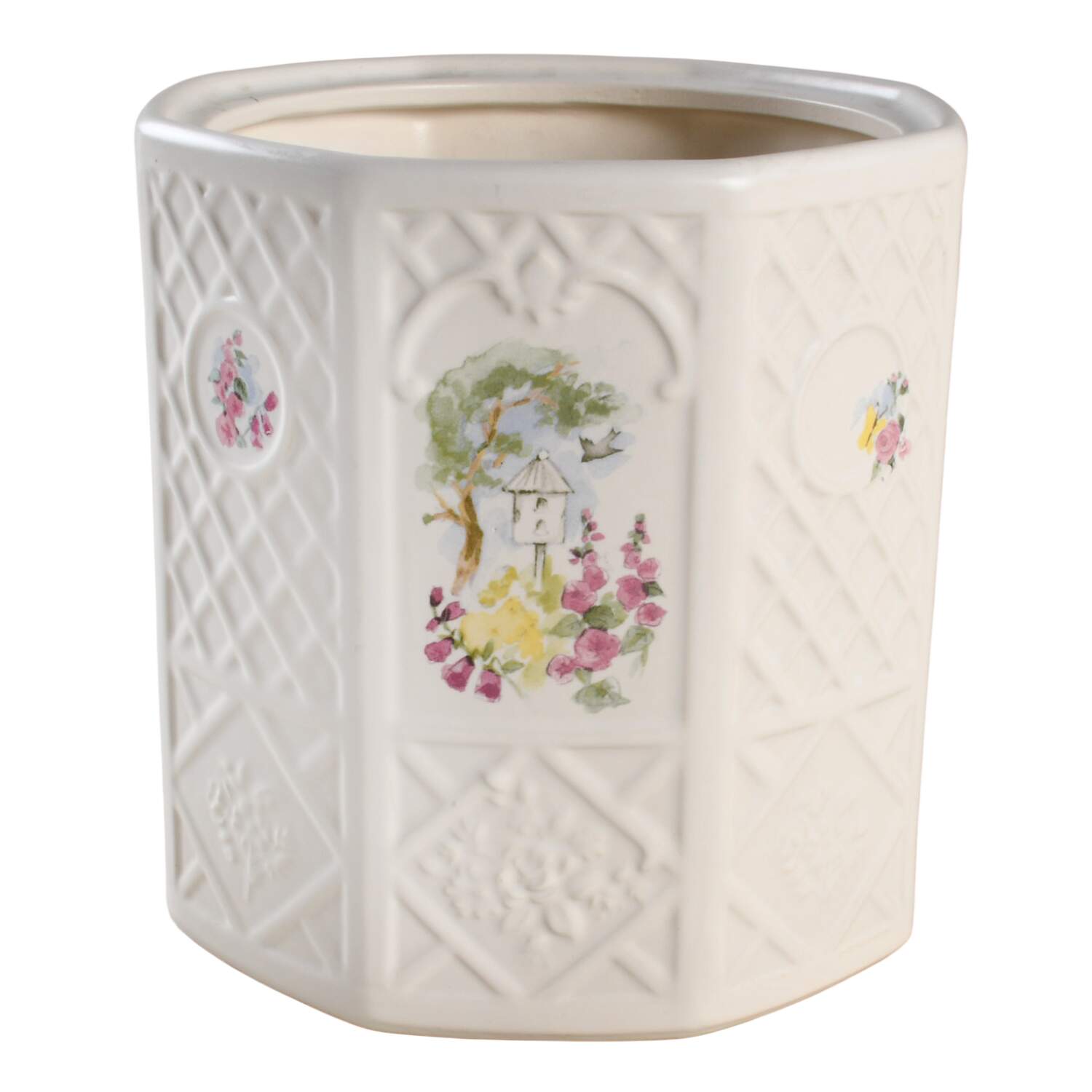 Cape May Sculpted Cookie Jar No Lid by Pfaltzgraff-1