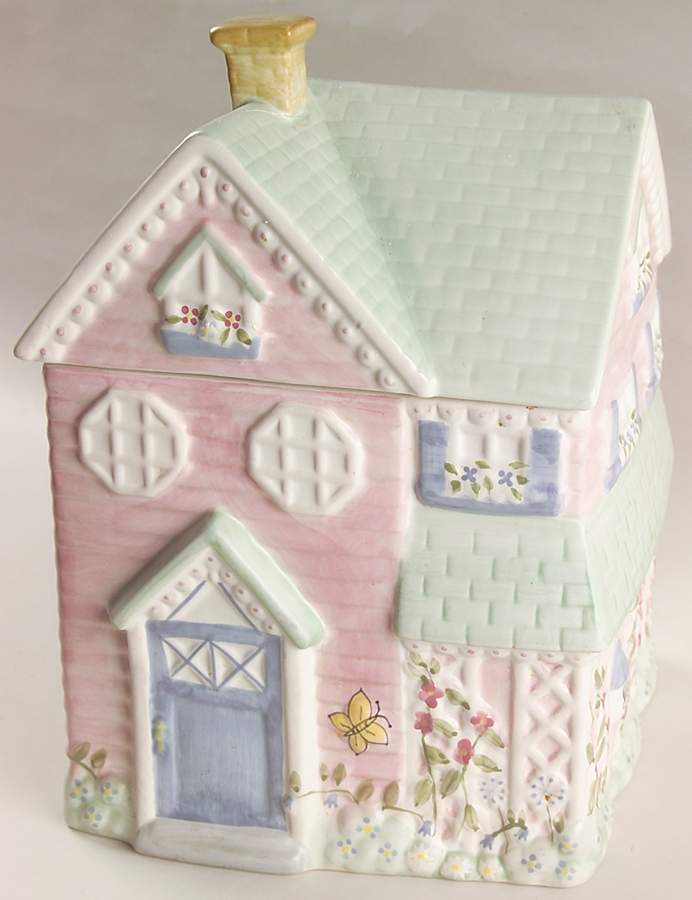 Cape May House Cookie Jar & Lid by Pfaltzgraff-1