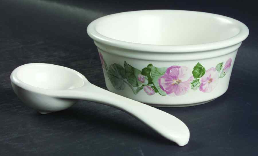 Cape May Dip/Salsa Crock & Ladle by Pfaltzgraff-1