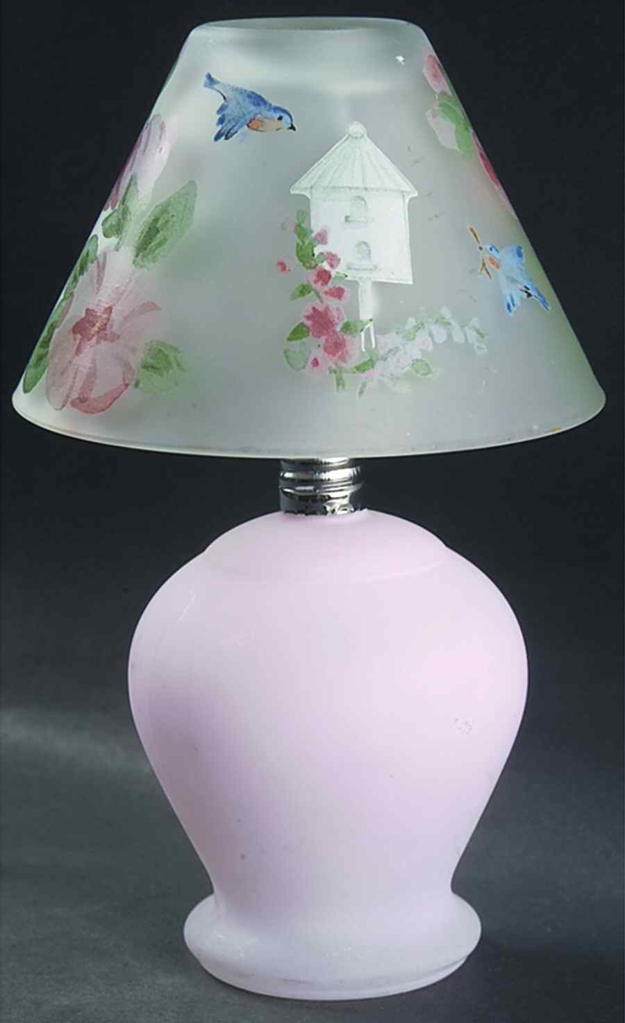 Cape May Tea Light Lamp with Shade by Pfaltzgraff-1