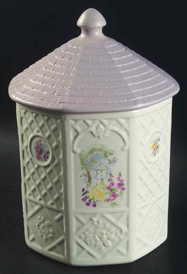 Cape May Sculpted Cookie Jar & Lid by Pfaltzgraff-1