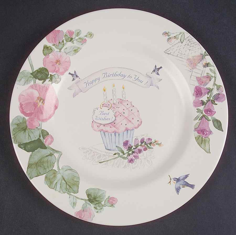 Cape May Happy Birthday Plate by Pfaltzgraff-1