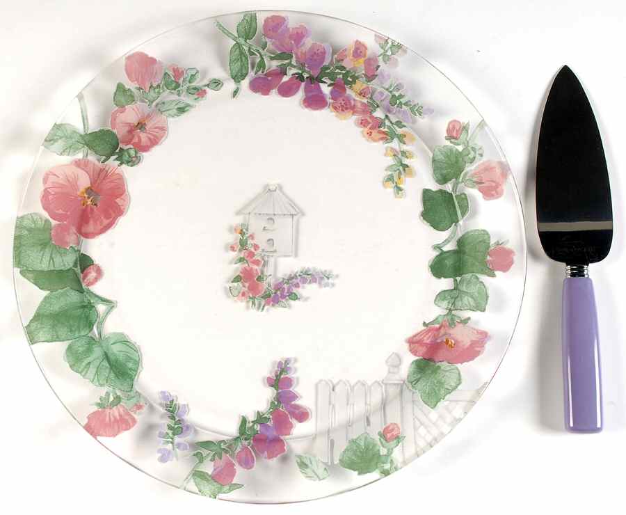 Cape May Cake Plate and Server (Boxed Set) by Pfaltzgraff-1