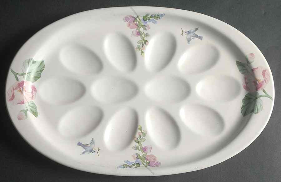 Cape May Deviled Egg Plate by Pfaltzgraff-1
