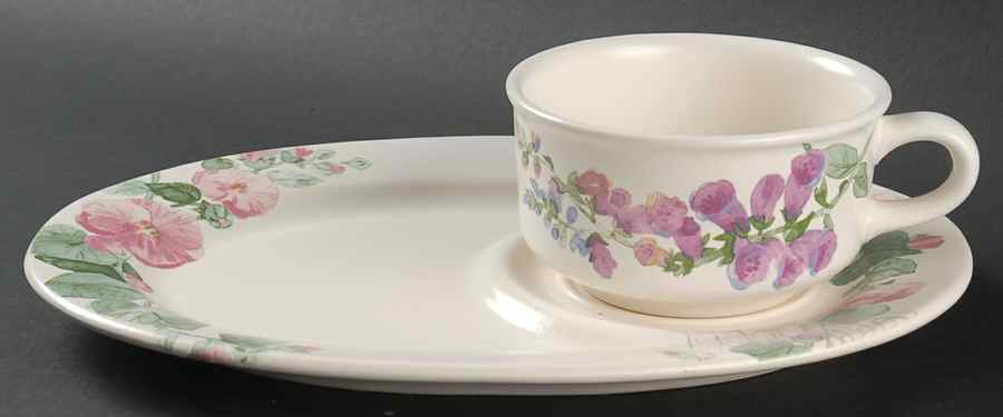 Cape May Snack Tray & Soup Mug Set by Pfaltzgraff-1