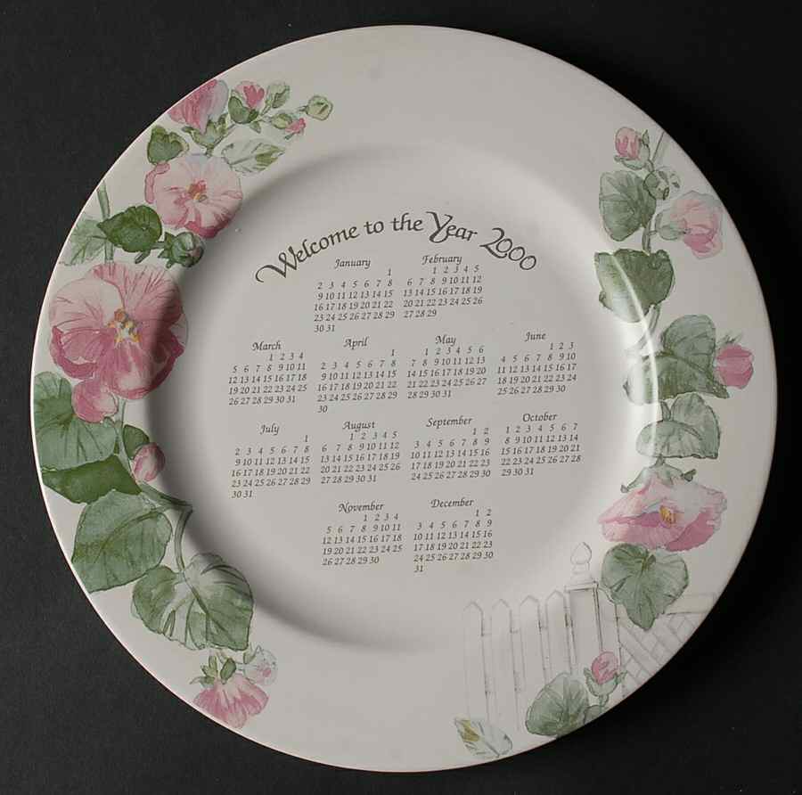 Cape May "2000" Calendar Plate by Pfaltzgraff-1