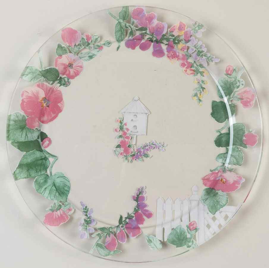 Cape May Round Glassware Cake Plate by Pfaltzgraff-1
