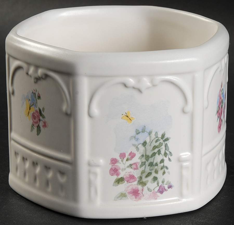 Cape May Sculpted Jam Pot No Lid by Pfaltzgraff-1