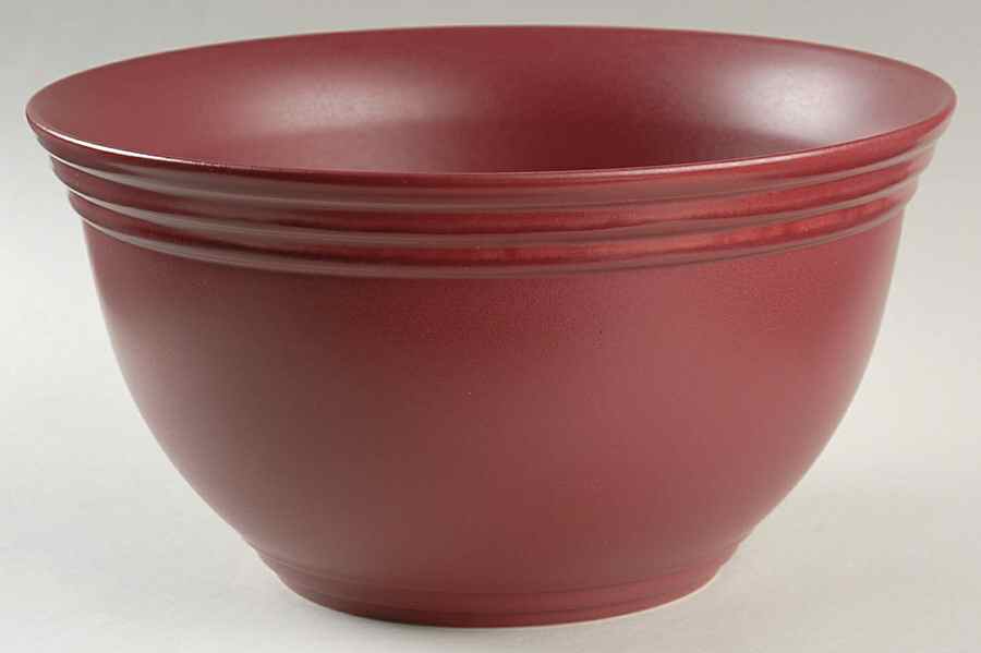 Terrace Raspberry 9" Mixing Bowl by Pfaltzgraff-1