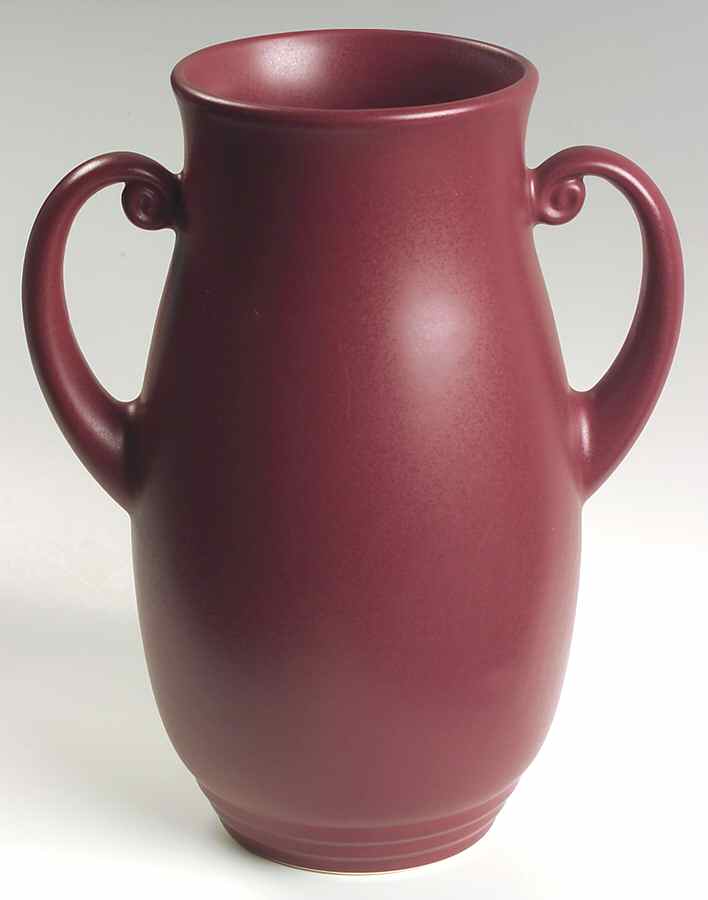 Terrace Raspberry 10" Vase by Pfaltzgraff-1