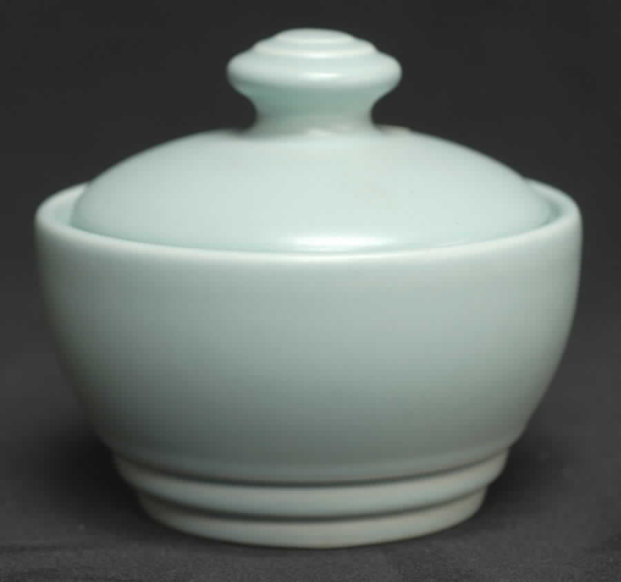 Terrace Aqua Sugar Bowl & Lid by Pfaltzgraff-1