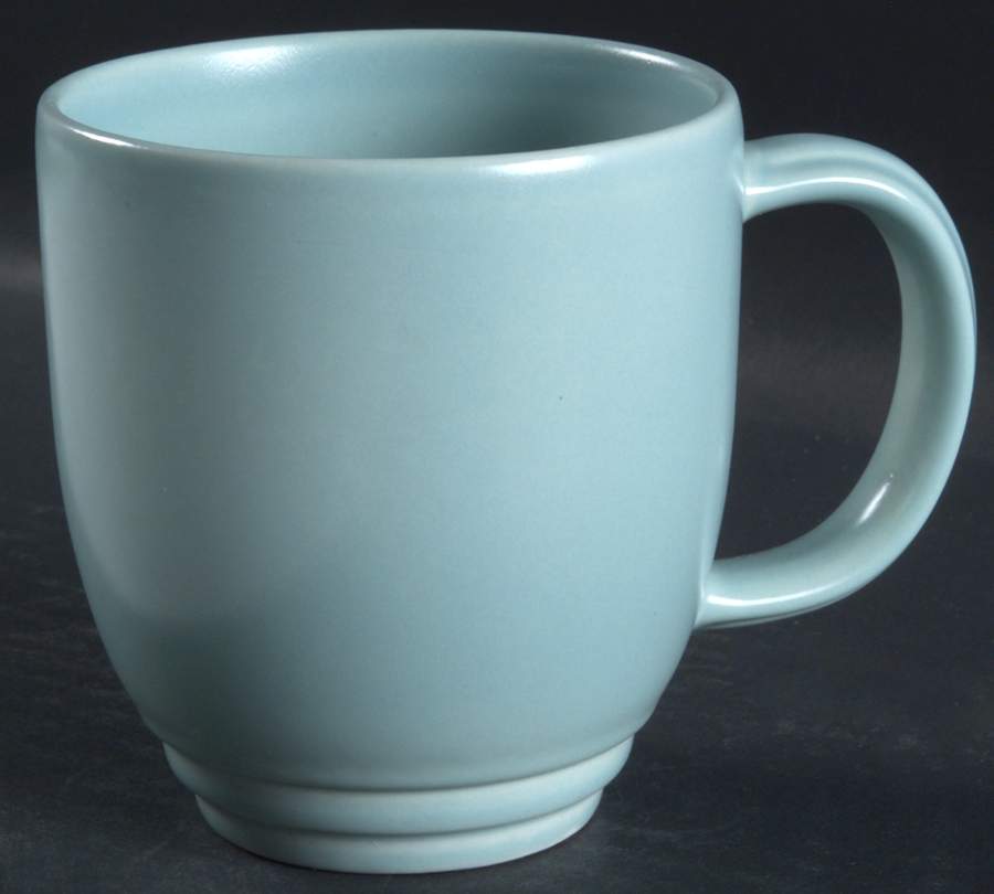 Terrace Aqua Mug by Pfaltzgraff-1