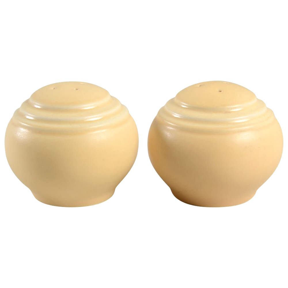 Terrace Buttercream (Yellow) Salt & Pepper Set by Pfaltzgraff-1