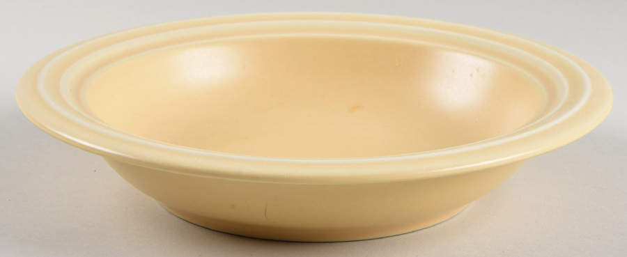 Terrace Buttercream (Yellow) 9" Individual Pasta Bowl by Pfaltzgraff-1