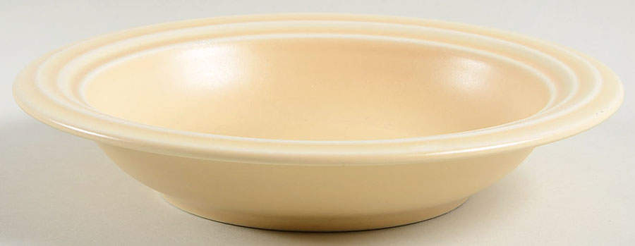 Terrace Buttercream (Yellow) Rim Soup Bowl by Pfaltzgraff-1