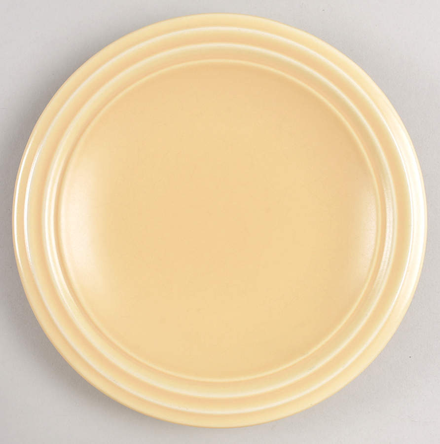 Terrace Buttercream (Yellow) Salad Plate by Pfaltzgraff-1