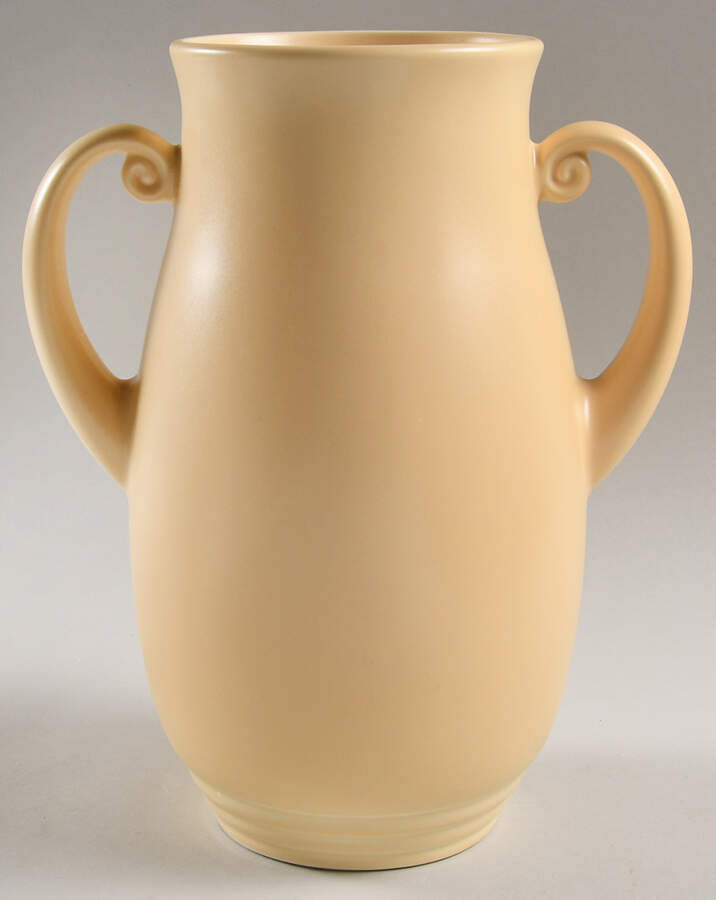 Terrace Buttercream (Yellow) 10" Vase by Pfaltzgraff-1