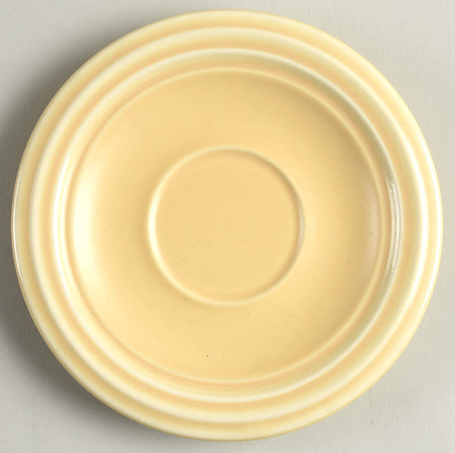 Terrace Buttercream (Yellow) Saucer by Pfaltzgraff-1
