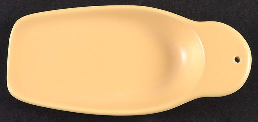 Terrace Buttercream (Yellow) Butter Scooter by Pfaltzgraff-1