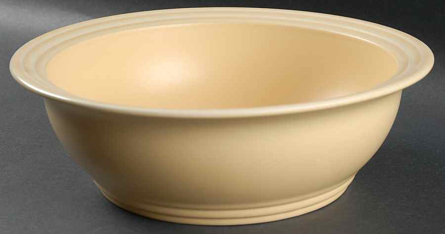 Terrace Buttercream (Yellow) 11" Large Salad Serving Bowl by Pfaltzgraff-1