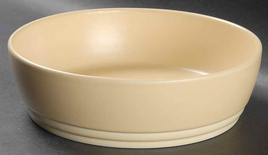 Terrace Buttercream (Yellow) 8" Round Baker by Pfaltzgraff-1