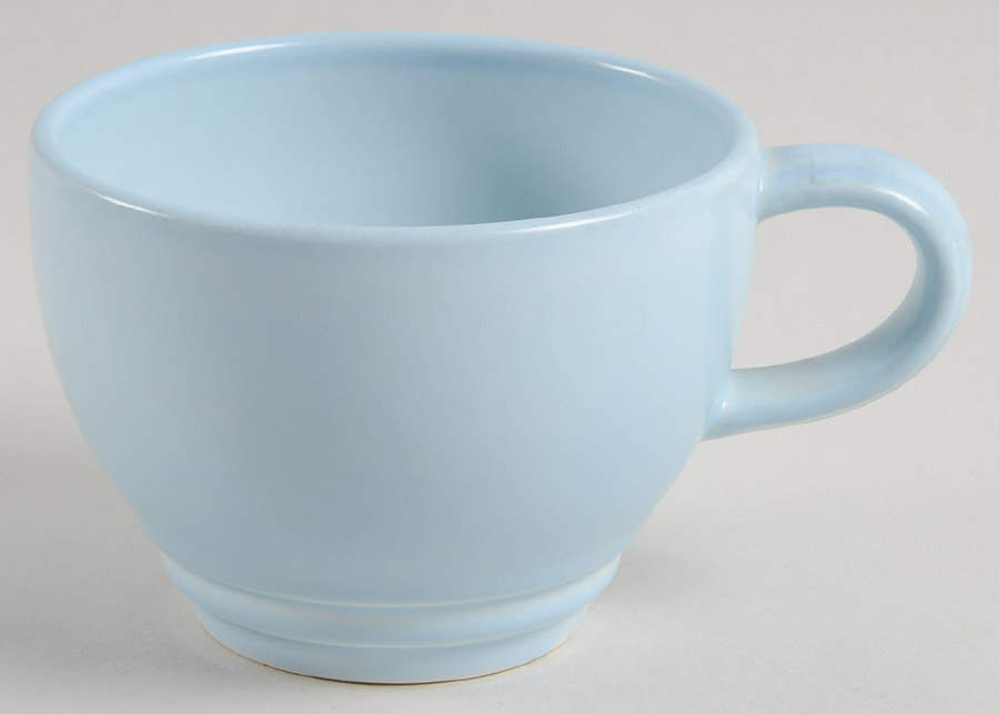 Terrace Azure Flat Cup by Pfaltzgraff-1