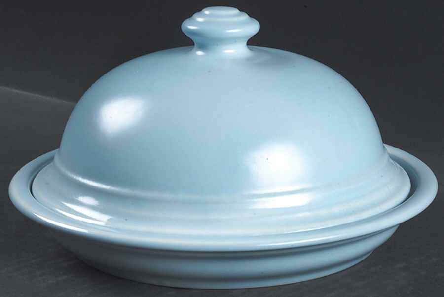 Terrace Azure Round Covered Butter by Pfaltzgraff-1