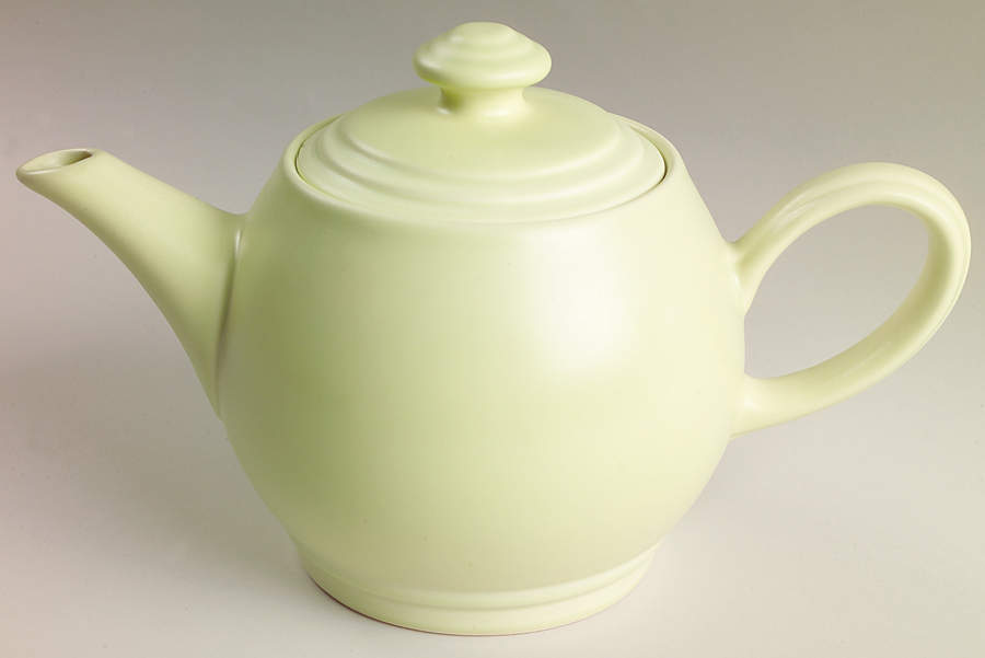 Terrace Pistachio (Green) Teapot & Lid by Pfaltzgraff-1
